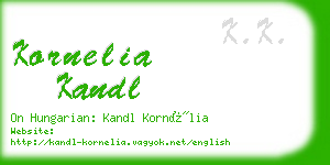kornelia kandl business card